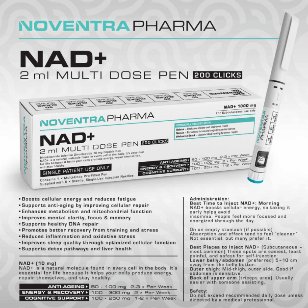 NAD+ 1000 mg Multi Dose Pen