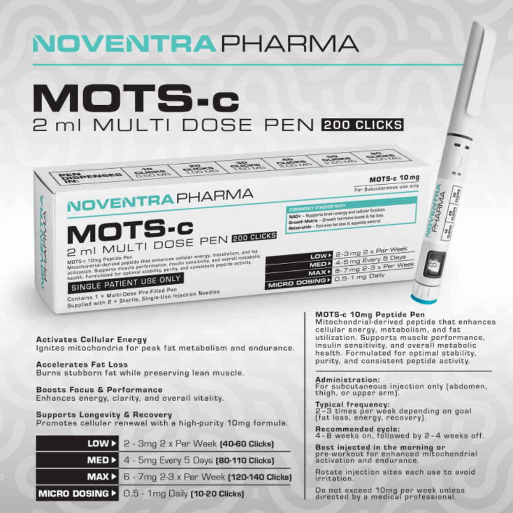 MOTS-c 10 mg Multi Dose Pen