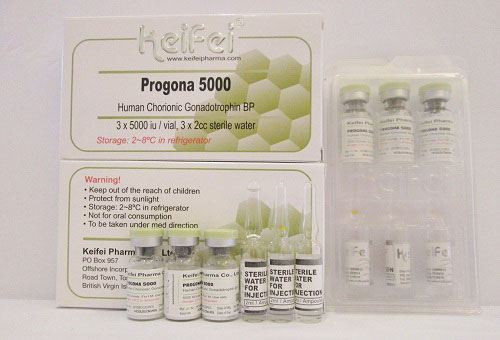 HCG (Progona 5000) Self Mix Vial - Keifei Pharmaceuticals