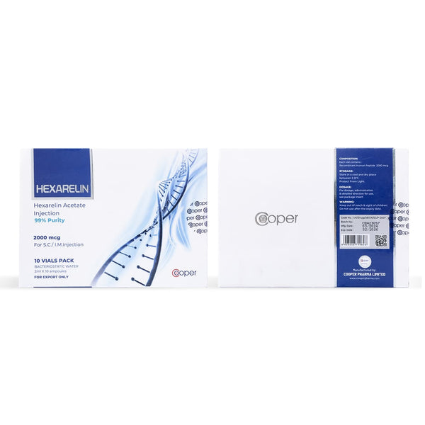 Hexarelin(2000 mcg) Self Mix Vial - Cooper Pharmaceuticals