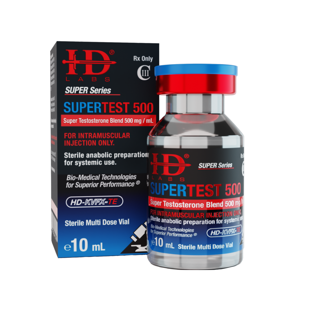 Super Test 500 Injectable Oil - HD Labs